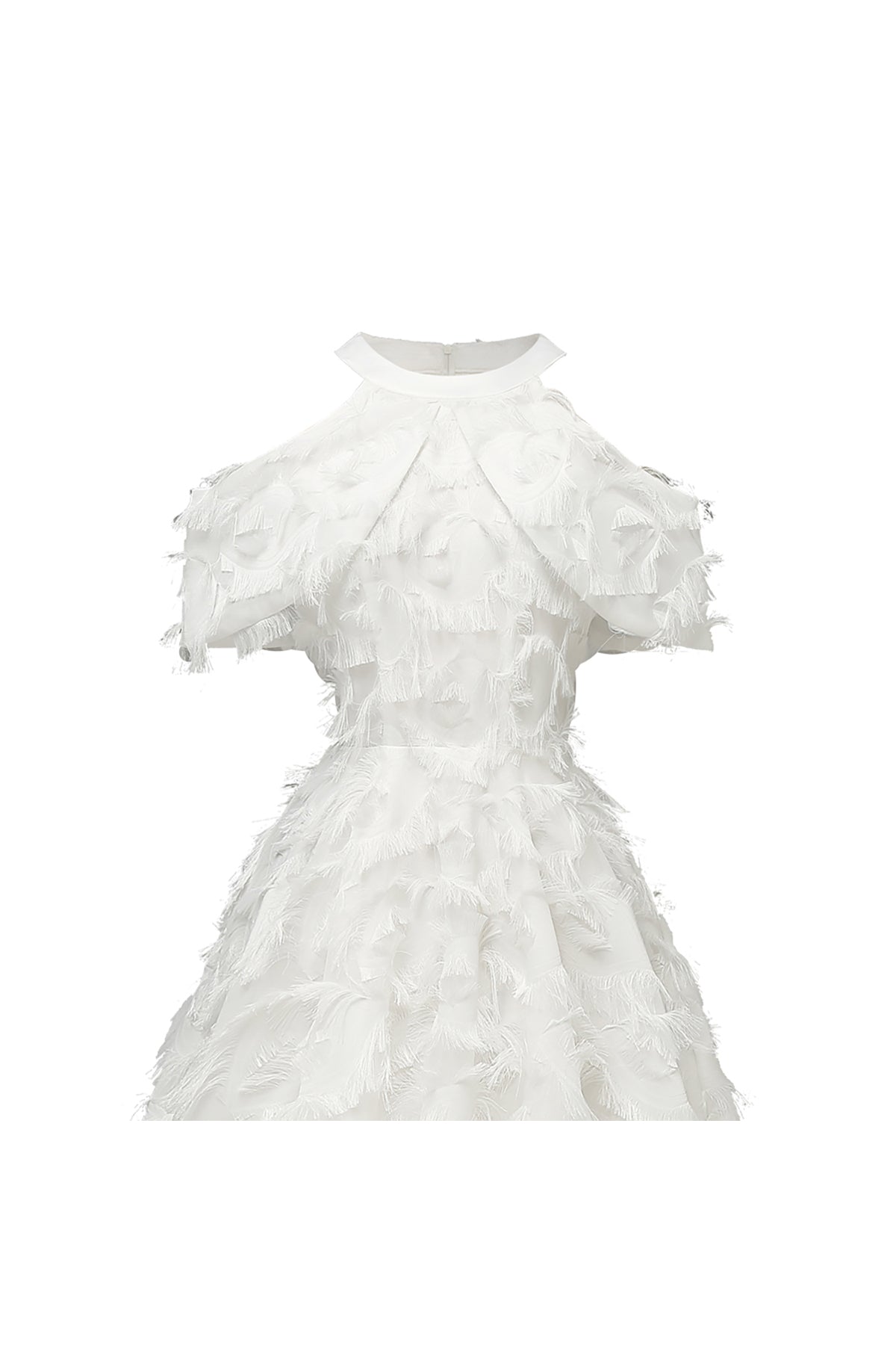 A-line Tassel Halter Vintage Dresses