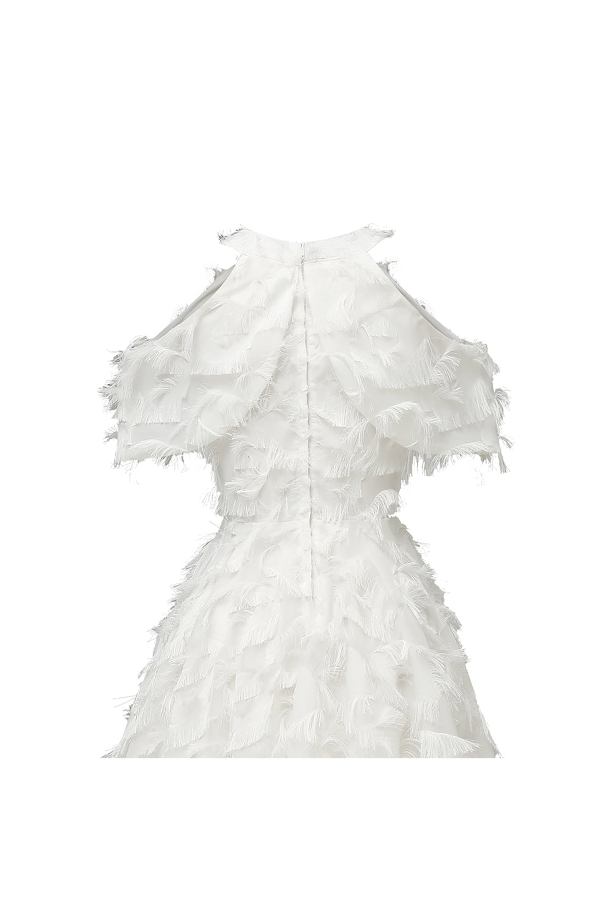 A-line Tassel Halter Vintage Dresses