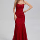 Appliques Mermaid Lace Prom Dresses with Trailing