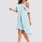 Butterfly Sleeve High Low Vintage Dresses