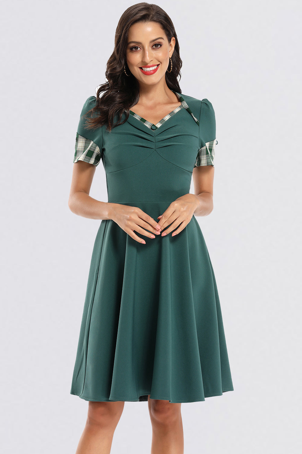 Clash Colors Pleating Elegant Homecoming Dresses
