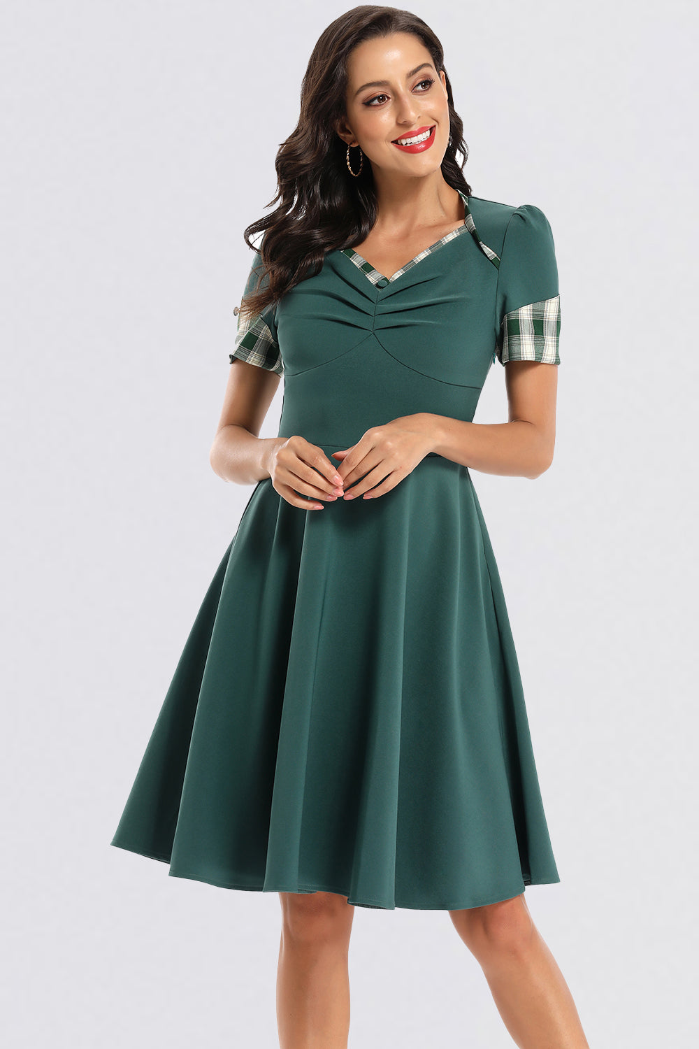 Clash Colors Pleating Elegant Homecoming Dresses