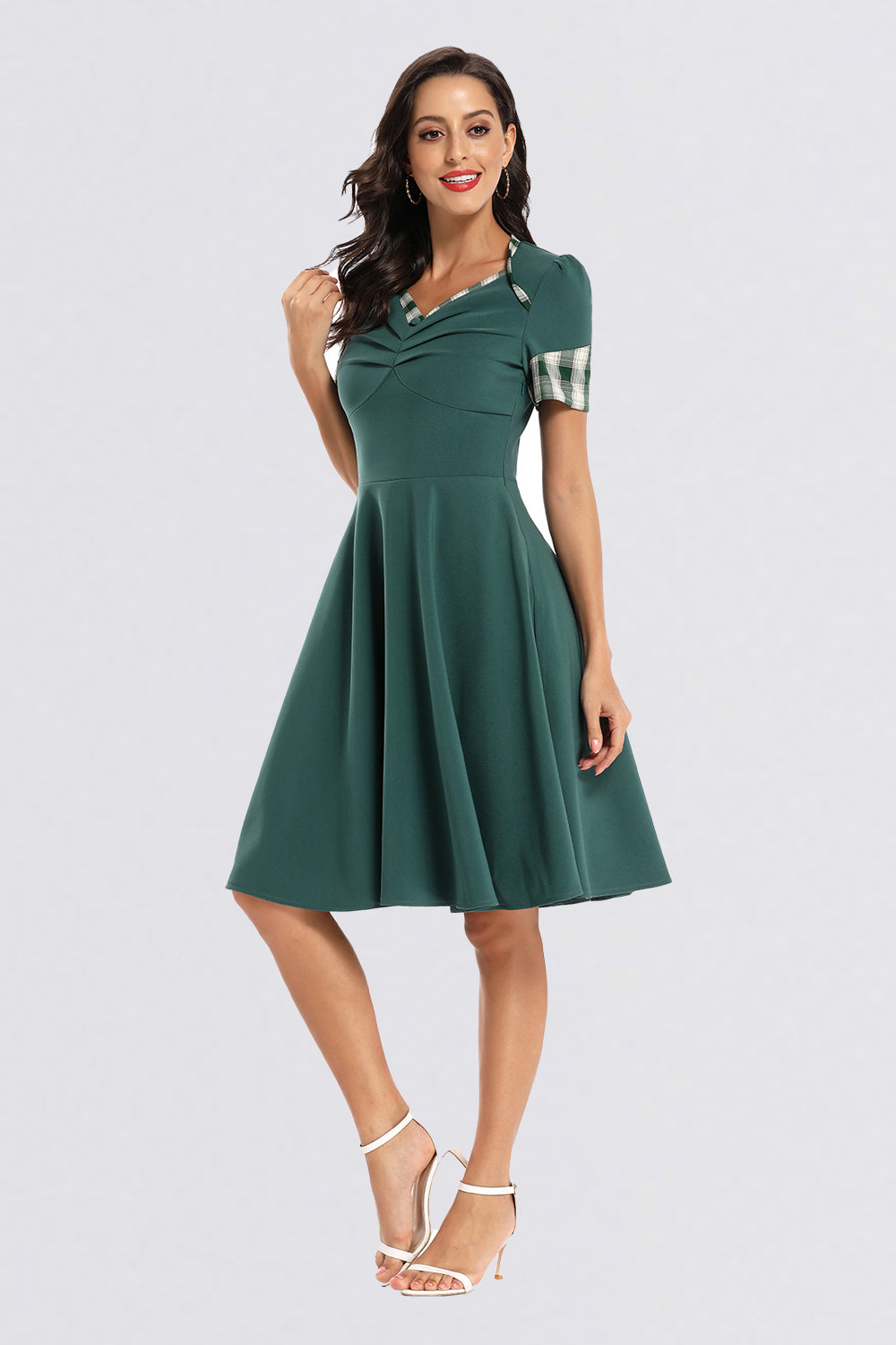 Clash Colors Pleating Elegant Homecoming Dresses