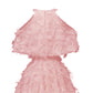A-line Short Sleeve Halter Vintage Dresses