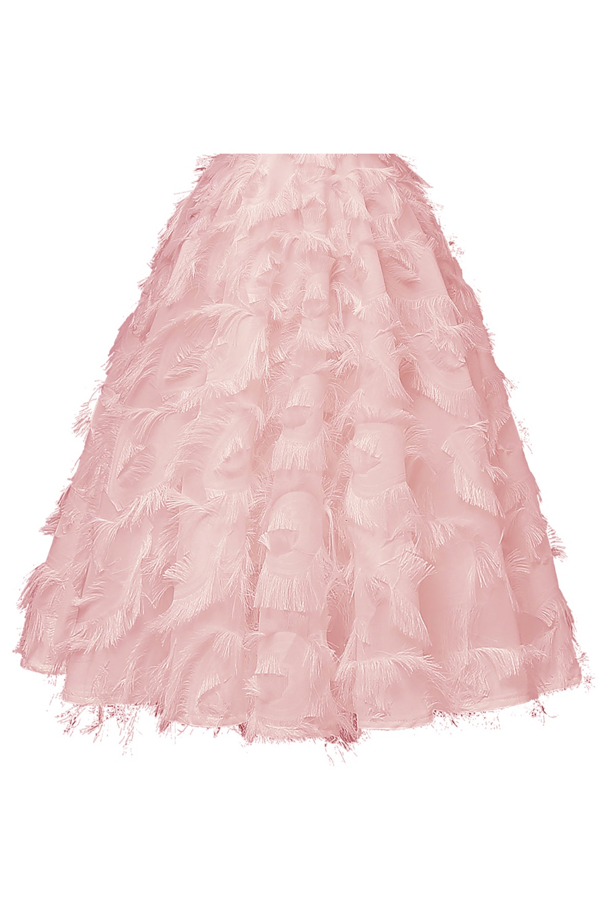 Halter Tassel Short A-line Prom Dresses