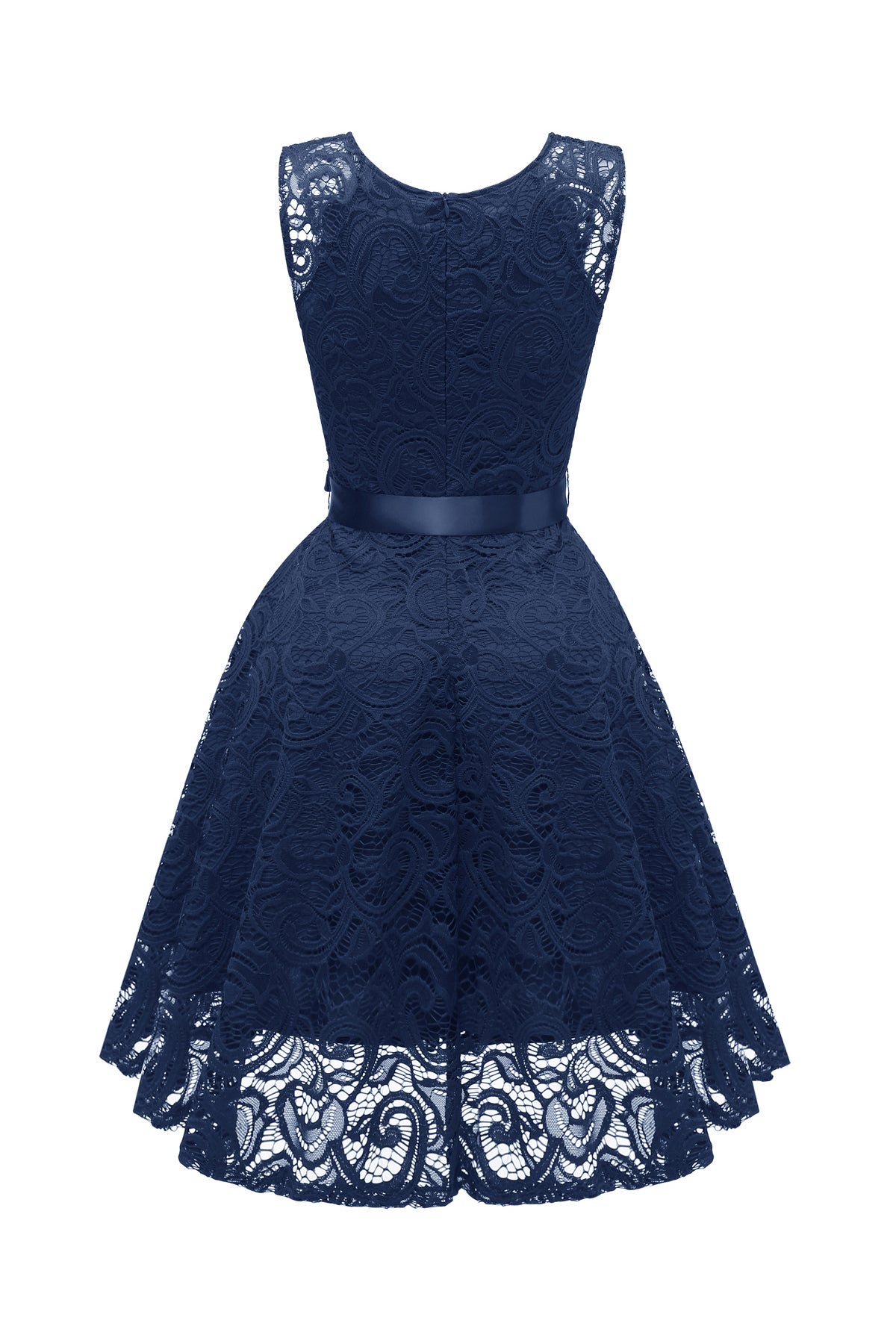 Lace A-line V-neck Vintage Dresses