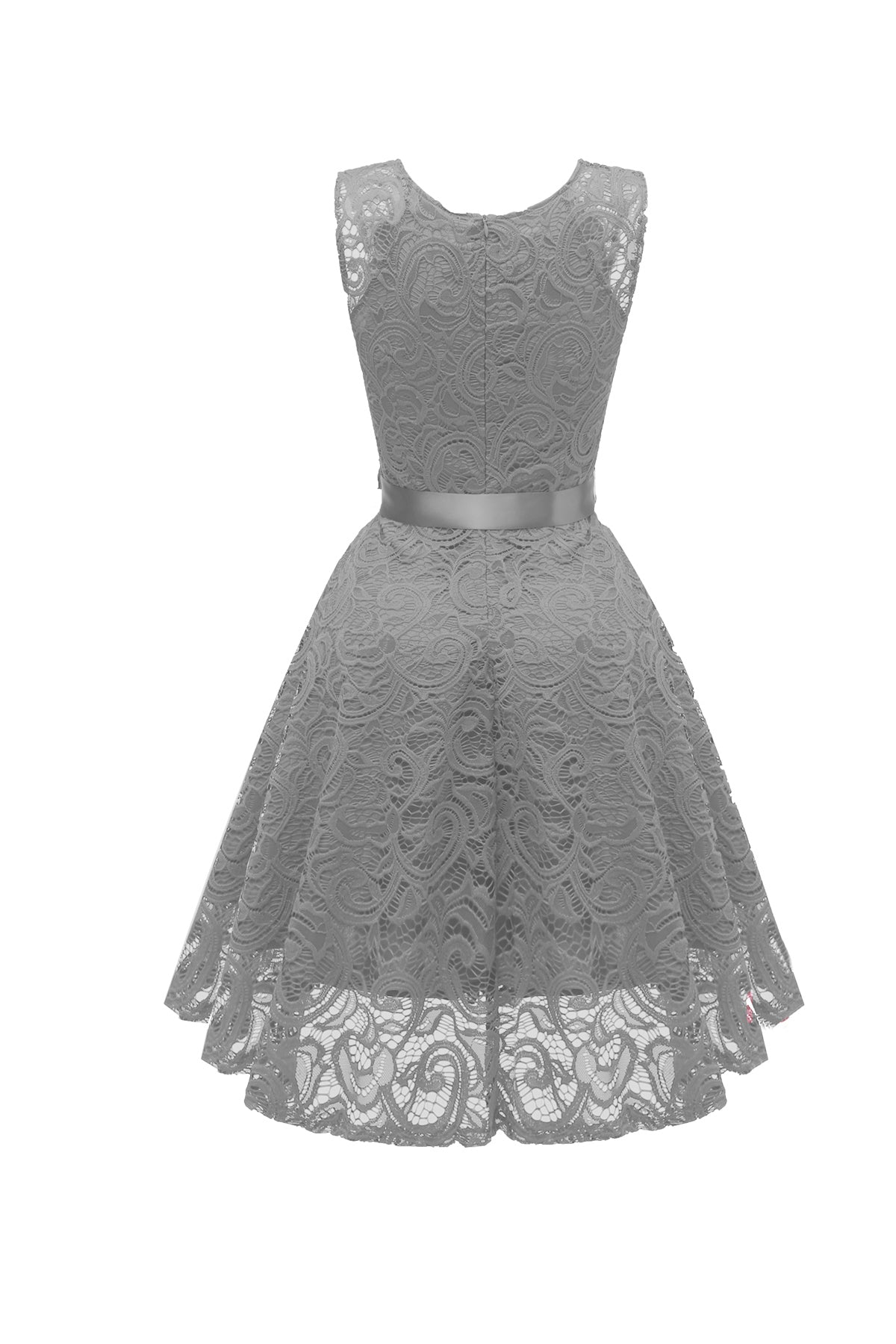 Lace A-line V-neck Vintage Dresses