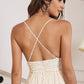 Pretty High Waist V-neck A-line Short Sequins Prom Dresses