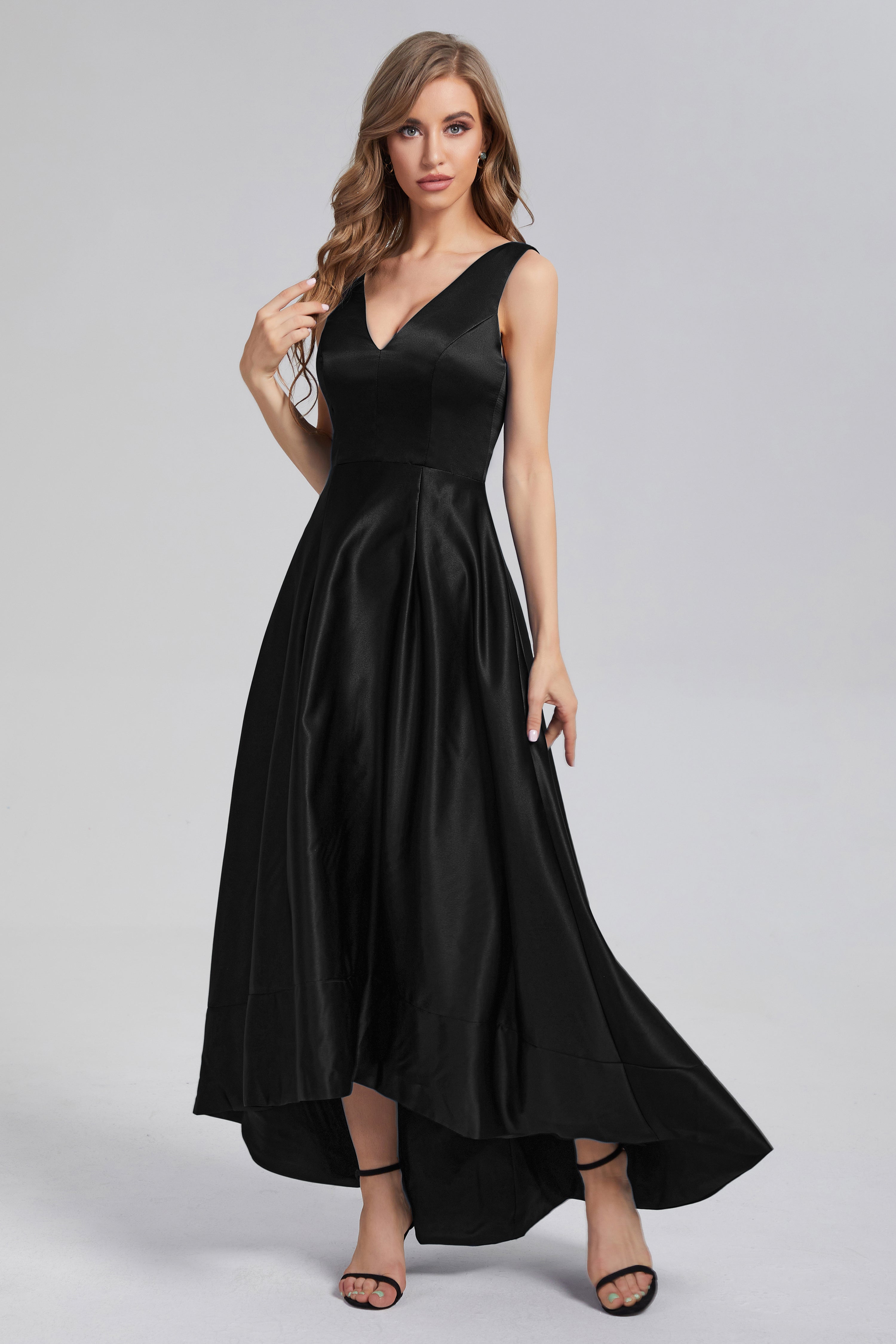 Black high low prom dresses hotsell