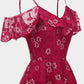 Sleeveless Spaghetti Straps V-back Vintage Dresses