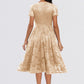 V-neck Lace Short Vintage Prom Dresses