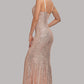 V-neck Shinning Sequins Prom Dresses